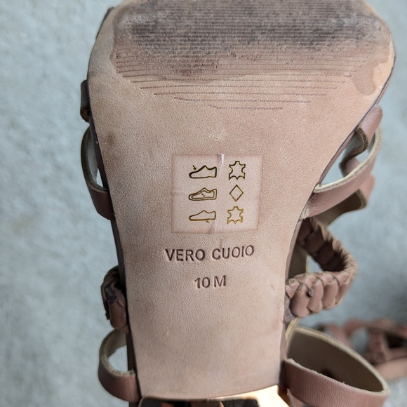 BCBGMAXAZRIA Women's DORIE Dress Sandal size 10 US Tan color - Picture 15 of 15